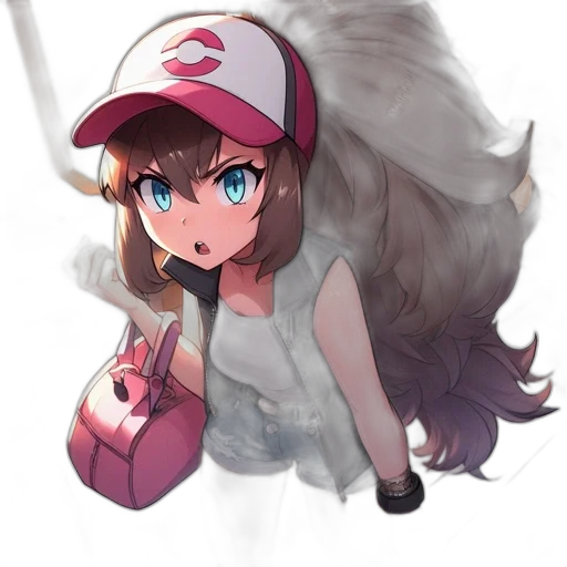 hat, staff, weapon, creature transparent PNG cut-out