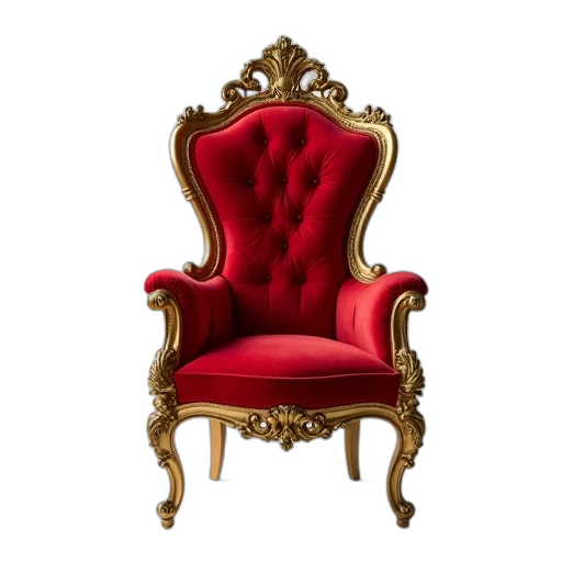 furniture, crown, jewelry, staff transparent PNG cut-out