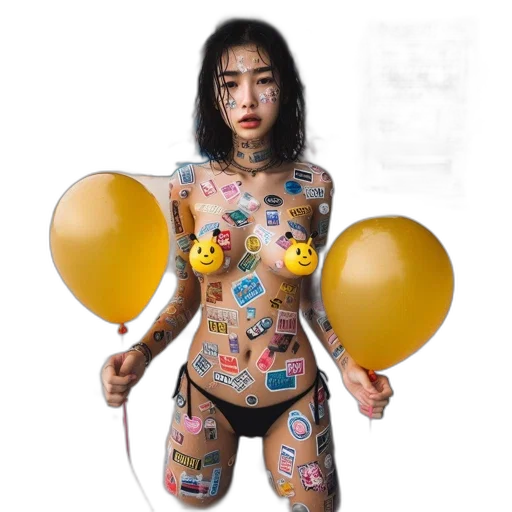 robot, dress, jewelry, creature transparent PNG cut-out