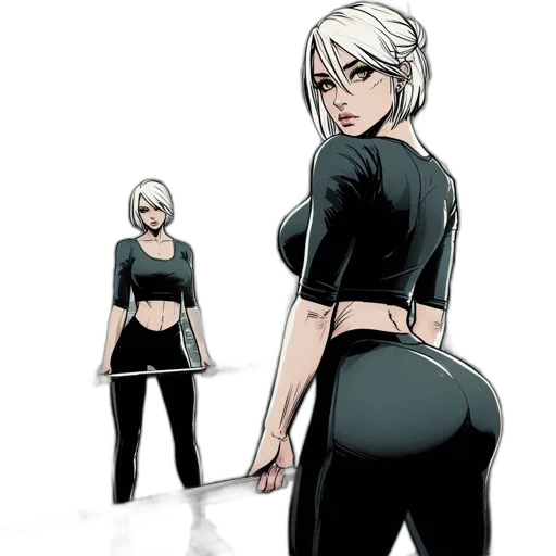 jacket, comic book art, concept art, cartoon transparent PNG cut-out