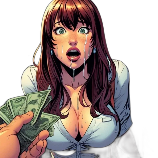 comic book art, concept art, cartoon, anime transparent PNG cut-out