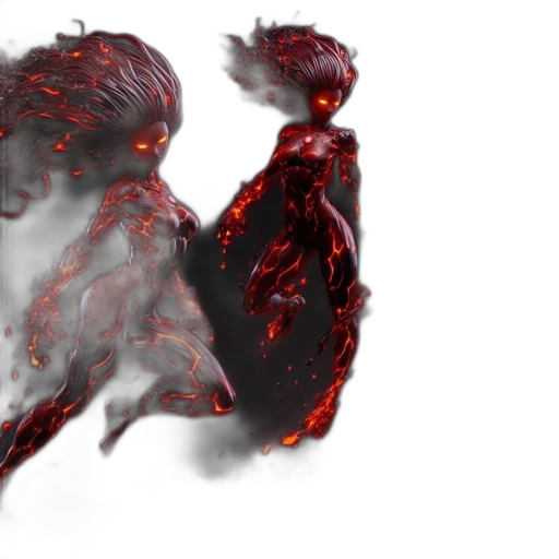 dragon, creature, hair, mask transparent PNG cut-out