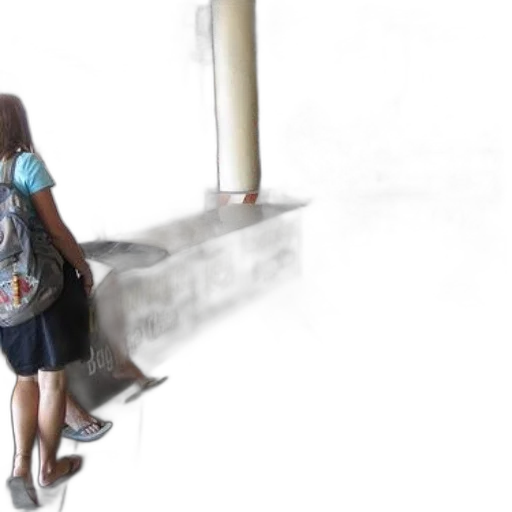 umbrella, dress, jacket, staff transparent PNG cut-out