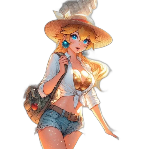 hat, staff, weapon, concept art transparent PNG cut-out