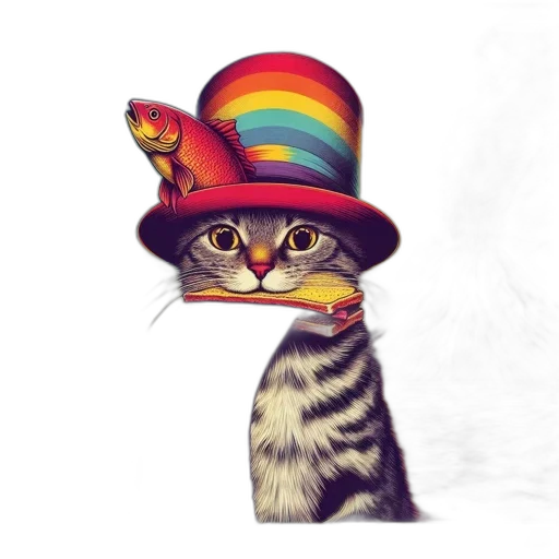 hat, animal, staff, crown transparent PNG cut-out