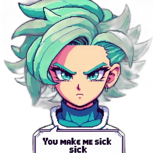 staff, mask, jacket, pixel art transparent PNG cut-out