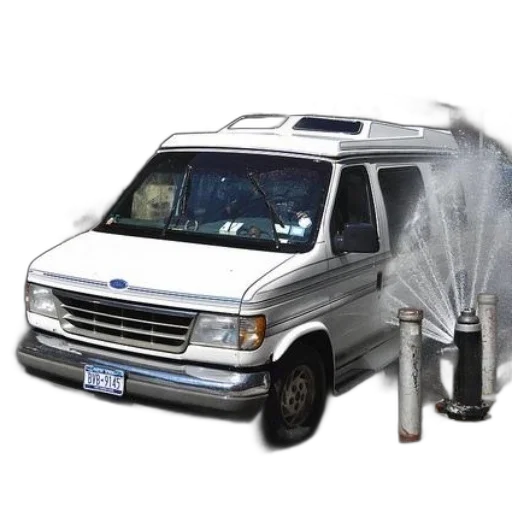 car, weapon, photorealistic, white transparent PNG cut-out