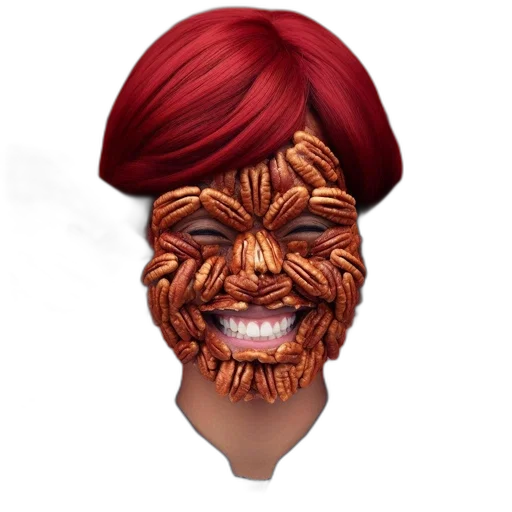 mask, face, creature, hair transparent PNG cut-out