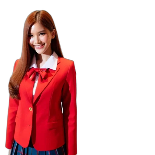 jacket, staff, 3d render, photorealistic transparent PNG cut-out