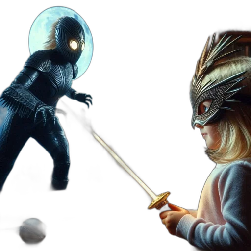 mask, concept art, fantasy art, comic book art transparent PNG cut-out
