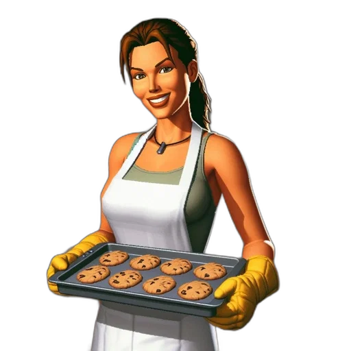 food, staff, photorealistic, pixel art transparent PNG cut-out