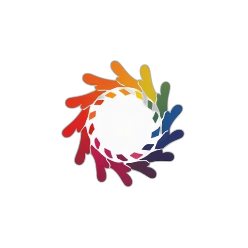 staff, umbrella, crown, colorful transparent PNG cut-out