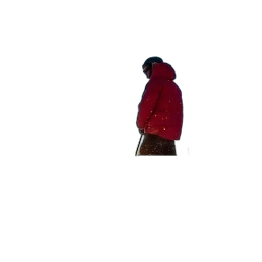 jacket, hat, staff, face transparent PNG cut-out