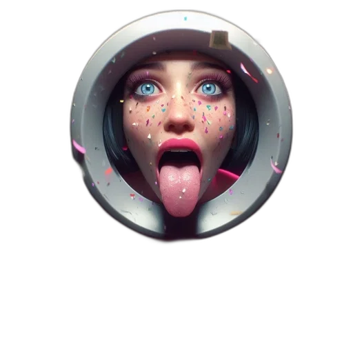 robot, face, creature, mask transparent PNG cut-out