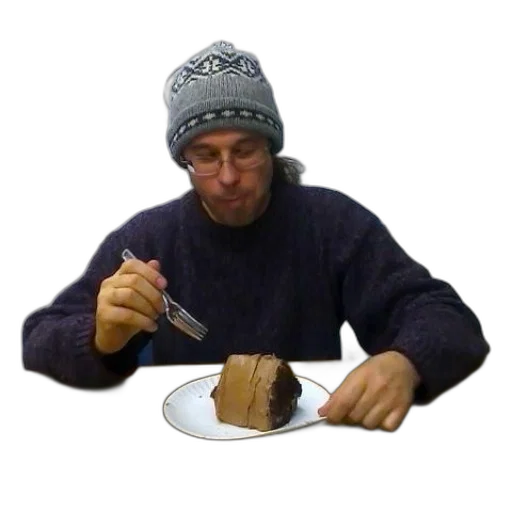 food, hat, jacket, staff transparent PNG cut-out
