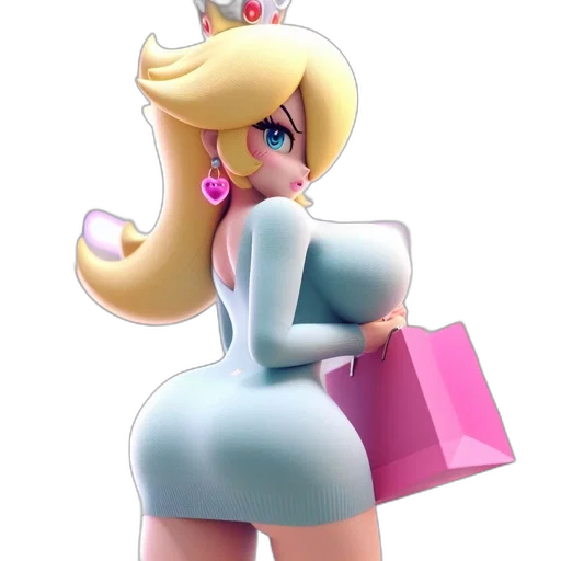 dress, crown, concept art, 3d render transparent PNG cut-out