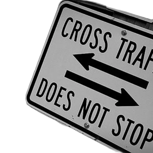 black, white, sign, reads transparent PNG cut-out