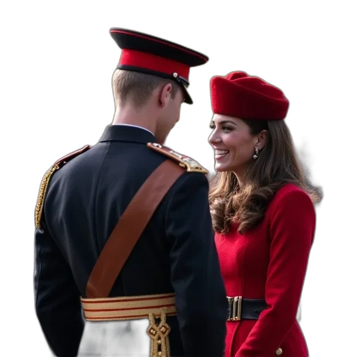 crown, hat, dress, staff transparent PNG cut-out