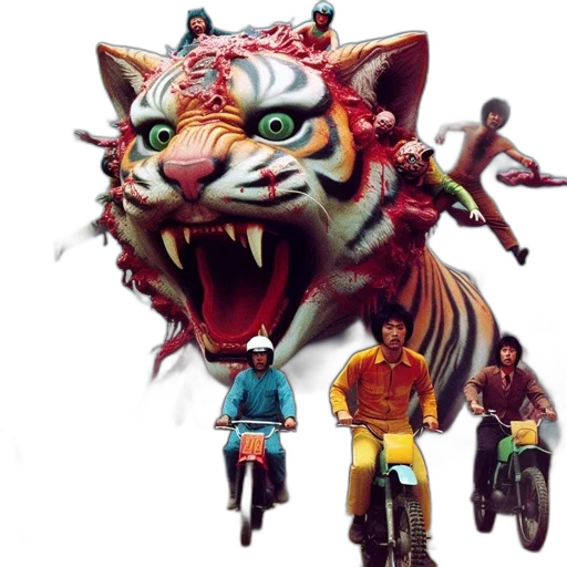 concept art, comic book art, 3d render, fearsome transparent PNG cut-out