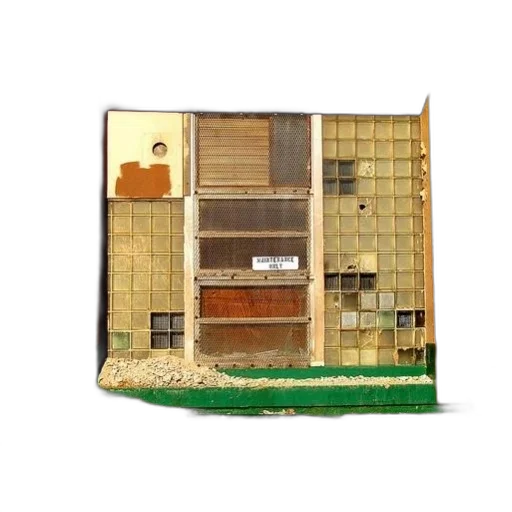 building, furniture, 3d render, concept art transparent PNG cut-out