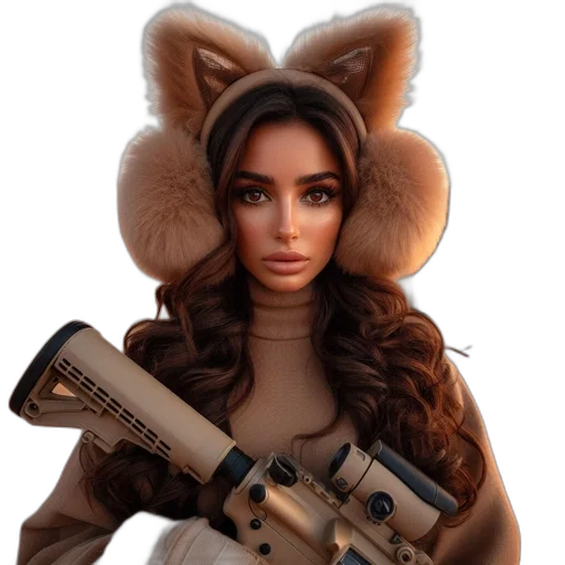 weapon, staff, animal, jacket transparent PNG cut-out
