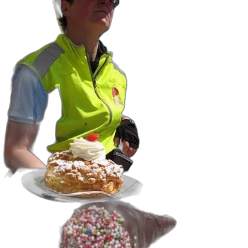 food, jacket, staff, 3d render transparent PNG cut-out