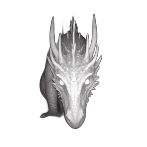 dragon, mask, creature, animal transparent PNG cut-out