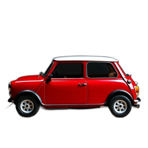 car, animal, 3d render, photorealistic transparent PNG cut-out