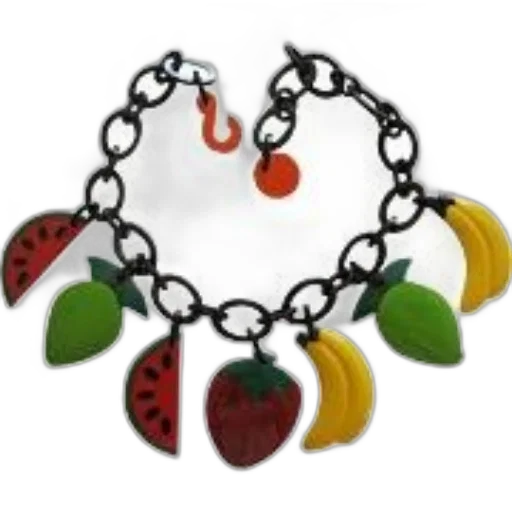 jewelry, colorful, bracelet, fruit transparent PNG cut-out
