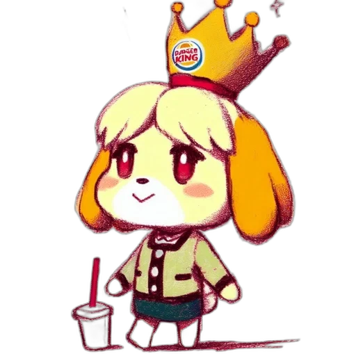 crown, staff, hat, animal transparent PNG cut-out