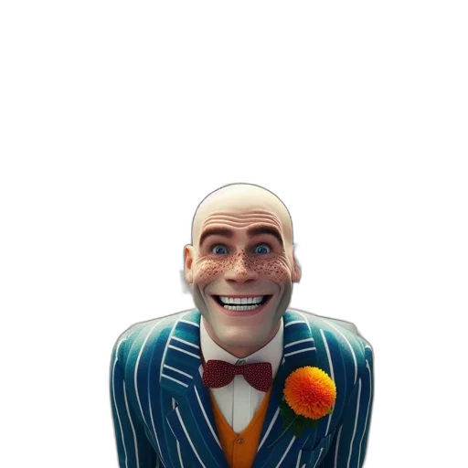 staff, face, jacket, robot transparent PNG cut-out