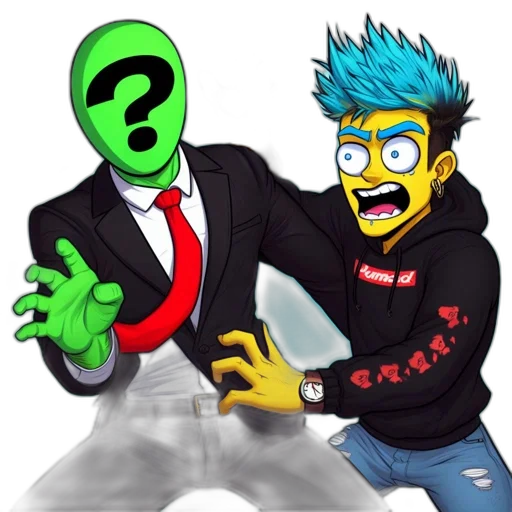 mask, jacket, cartoon, concept art transparent PNG cut-out