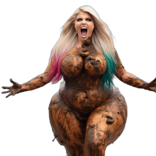 creature, dress, animal, hair transparent PNG cut-out