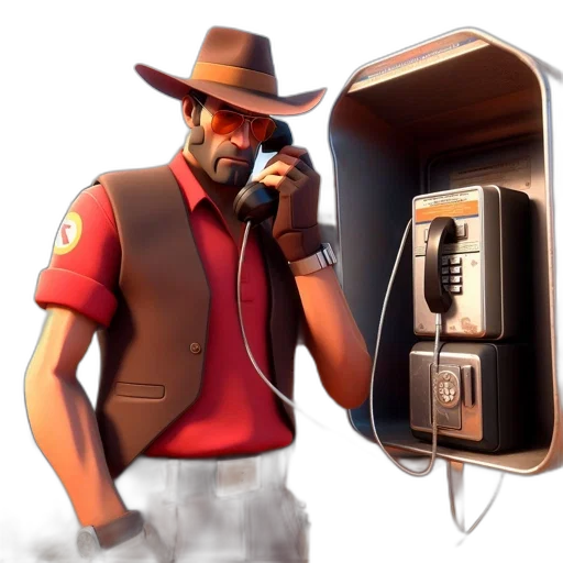 robot, hat, weapon, concept art transparent PNG cut-out