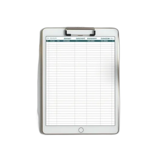 robot, business, spreadsheet transparent PNG cut-out