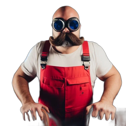 mask, robot, staff, face transparent PNG cut-out