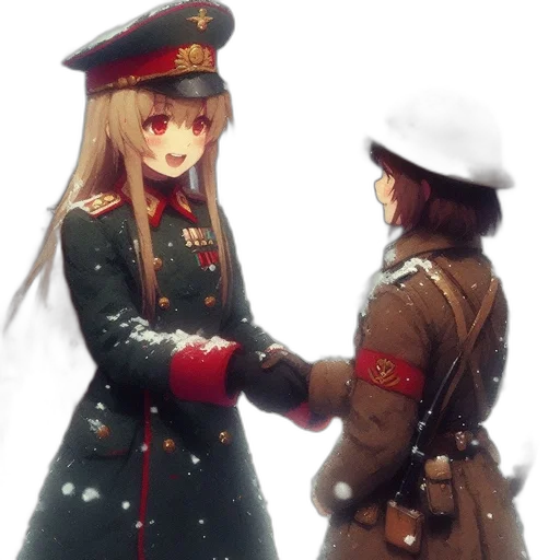 weapon, staff, hat, jacket transparent PNG cut-out