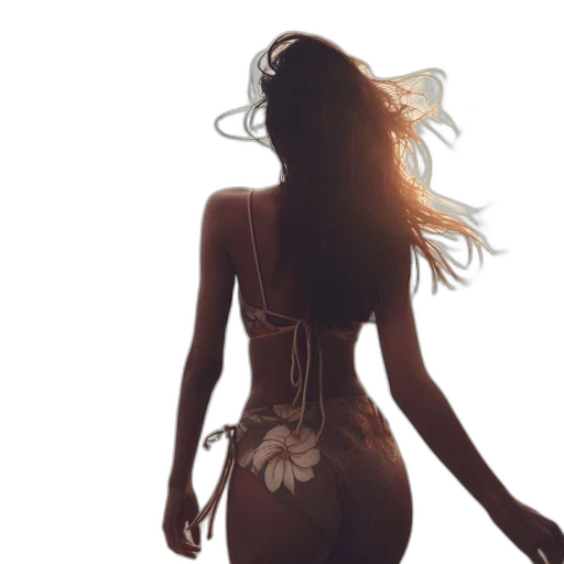 dress, flower, photorealistic, concept art transparent PNG cut-out