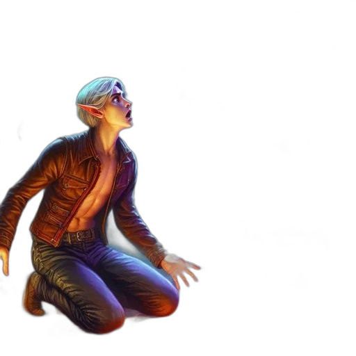 jacket, creature, robot, concept art transparent PNG cut-out