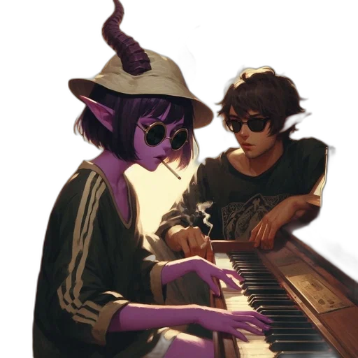 mask, hat, concept art, vaporwave transparent PNG cut-out