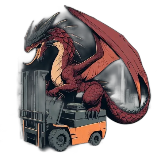 dragon, robot, concept art, fantasy art transparent PNG cut-out