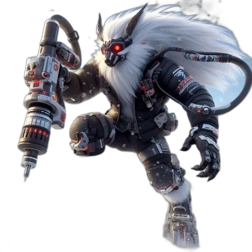 robot, weapon, dragon, creature transparent PNG cut-out