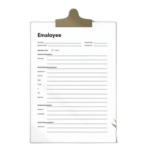 staff, employee, evaluation, form transparent PNG cut-out