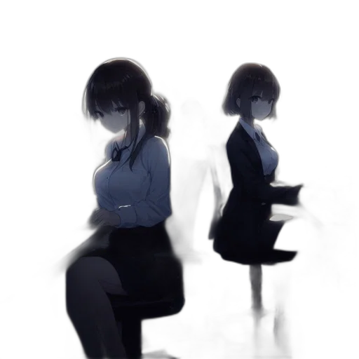 dress, robot, jacket, staff transparent PNG cut-out
