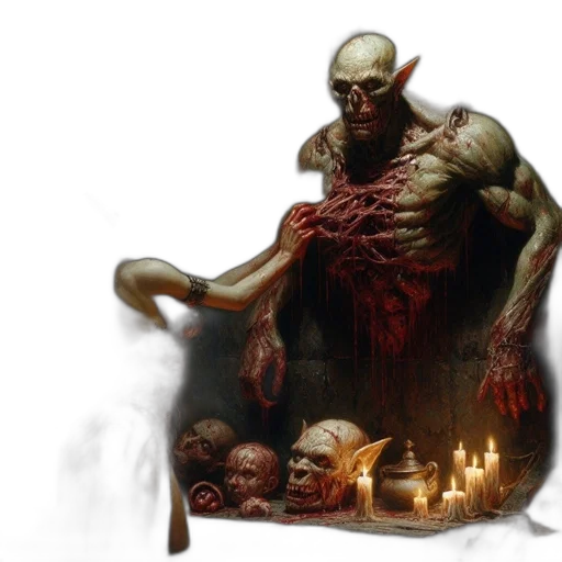 creature, concept art, fantasy art, comic book art transparent PNG cut-out
