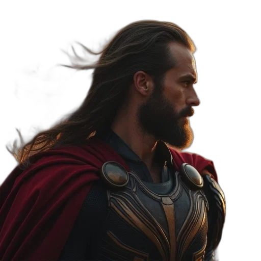 hair, sword, crown, face transparent PNG cut-out