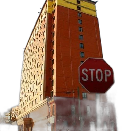 building, weapon, robot, photorealistic transparent PNG cut-out