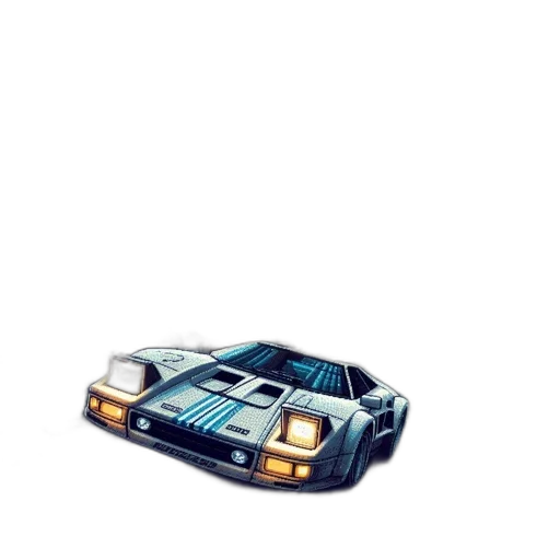 car, weapon, pixel art, concept art transparent PNG cut-out