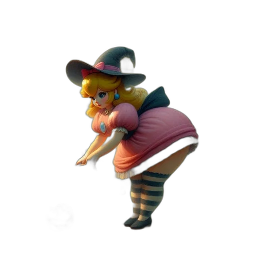 hat, staff, weapon, creature transparent PNG cut-out