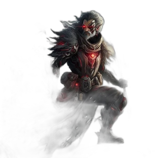 mask, creature, concept art, fantasy art transparent PNG cut-out
